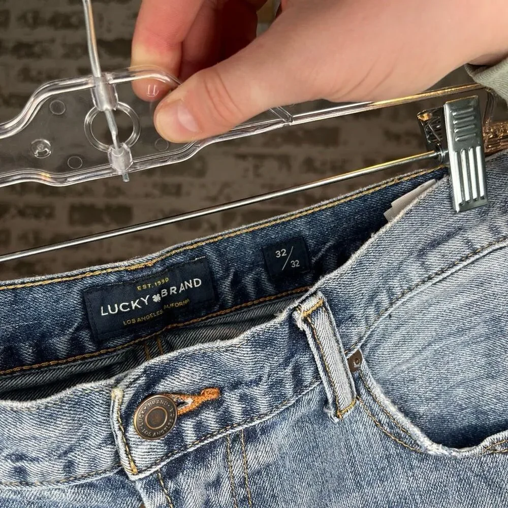 Lucky brand | 181 denim relaxed straight diy denim shorts